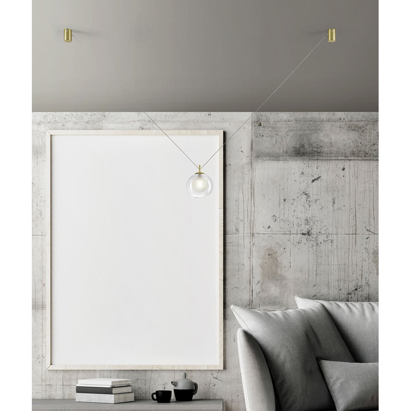 Waynoka 1 - Light Gold Sphere Pendant