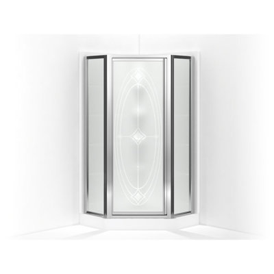 Intrigue 27.37" x 74" Neo-Angle Shower enclosure