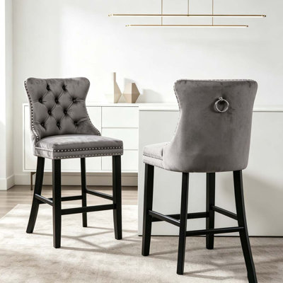 Chaise de salle à manger rembourrée moderne