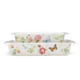 Butterfly Meadow Rectangular Baker 2-Piece Set