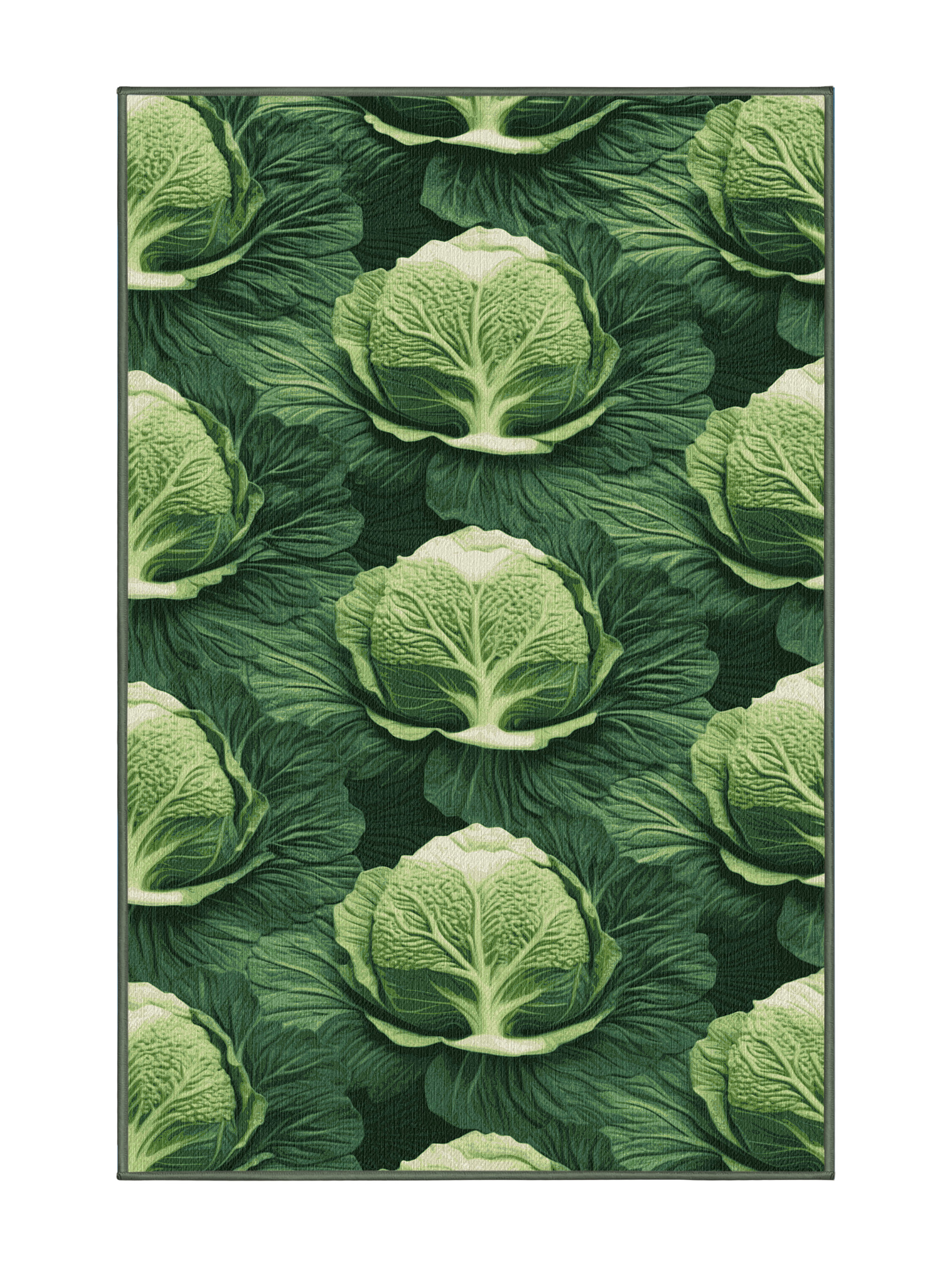 One Allium Way Washable Cabbage Savoy Vegetables Area Rug - Wayfair Canada