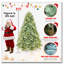Arbre de Noël illuminé 4 pi avec teinte bleu-vert