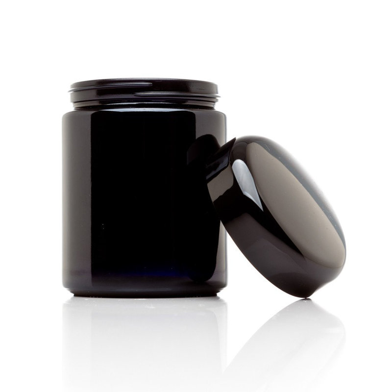 Ensemble de 3 pots à épices avec plateau à vis classique, Noir, H 1,9 po x l 2,1 po x P 2,1 po