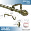 Tringle à rideaux simple réglable Tubbs-744337704-744337696