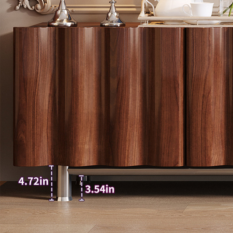 Meuble télé de style européen rétro, 70.87"