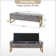 Shanieka 55.3'' W Modern Upholstered Flip Top Storage Bench with Button-Tufted and Metal Foots