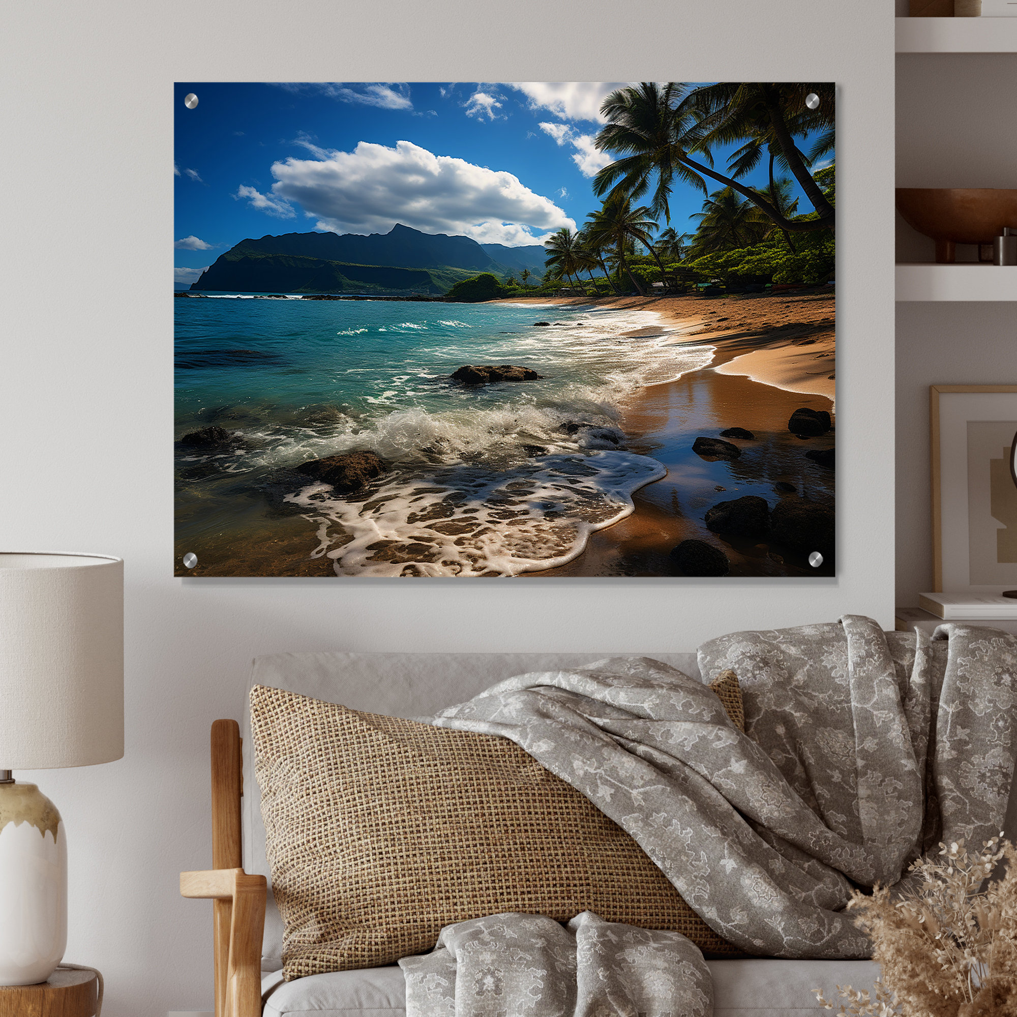 Design Art Aloha Tropical Dreamscape II - Maui Acrylic Wall Art For ...