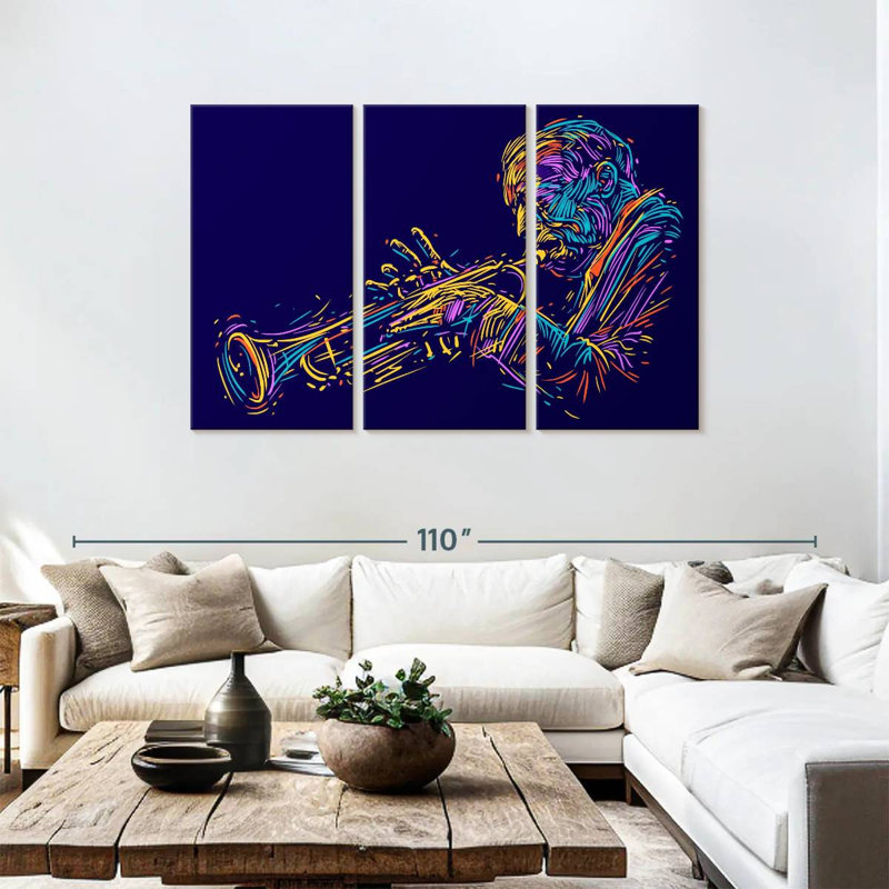 Abarca Trumpet Performance, 48" H x 74" W