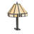 15"H Geometric Newel Post Mount