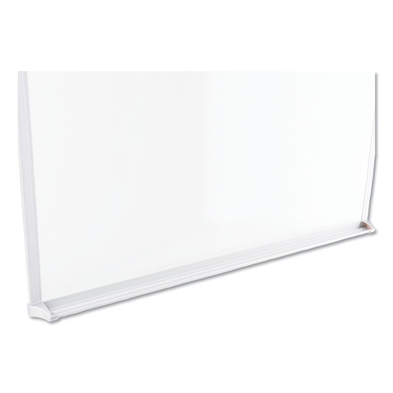 24" x 18" White Melamine Whiteboard with Silver Aluminum Frame