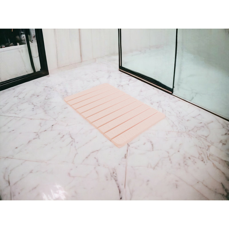 Aadhithya Diatomaceous Earth Bath Mat, Pink