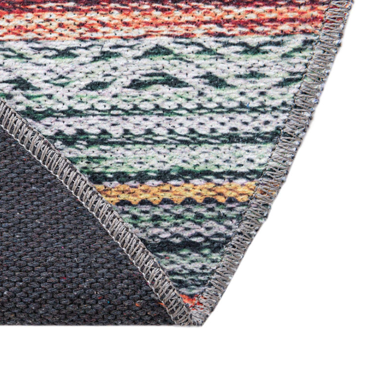 Noelani Striped Indoor Rug, Round 7'10"