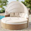 170cm Wide Curved Iron Patio Daybed