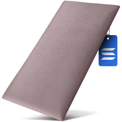 Wandkissen Samt - Kopfteil - Gepolsterte Wandpaneele | Creme - 50 X 30