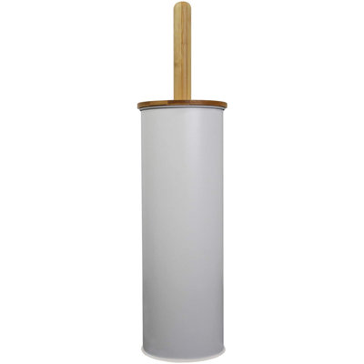 Porte-brosse de toilette autoportant en métal 15,25 po