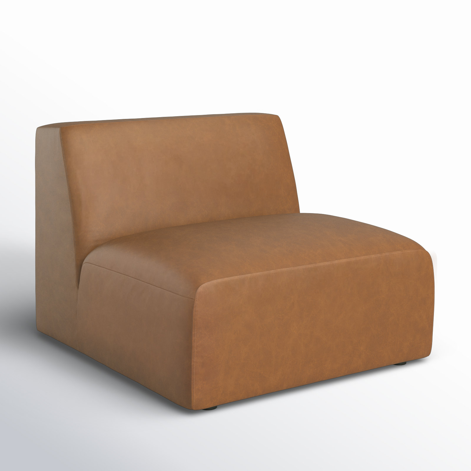Morell Genuine Leather Slipper Chair