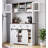 72" Farmhouse Bar Cabinet With 3 Drawer-64071007
