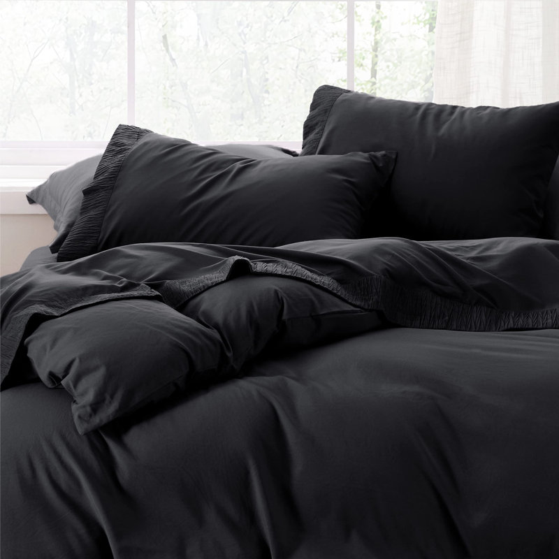 Bedsure Polyester Microfiber Sheet Set Hotel Luxury Sheets, Easy Care Cooling Bed Sheet Set 84GSM(89" x 101") GentleSoft™️