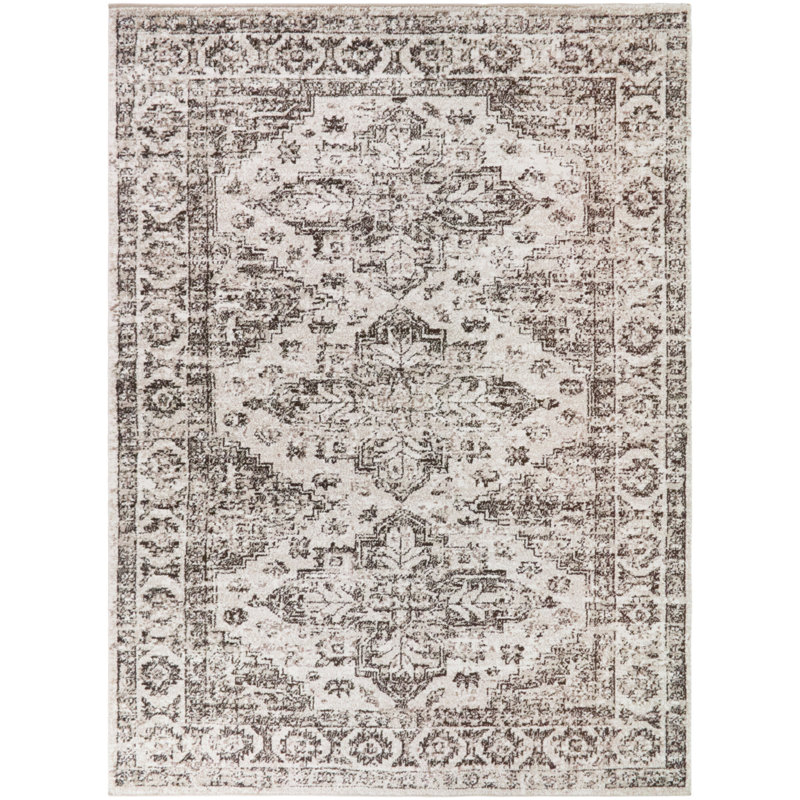 Chambellan Brown Southwestern Medallion Area Rug, 7'10" x 10'