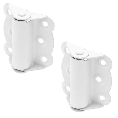 Prime-Line Storm and Screen Door Self Closing Hinge Set 2-3/4 in. with Screws, White (2 Pack)