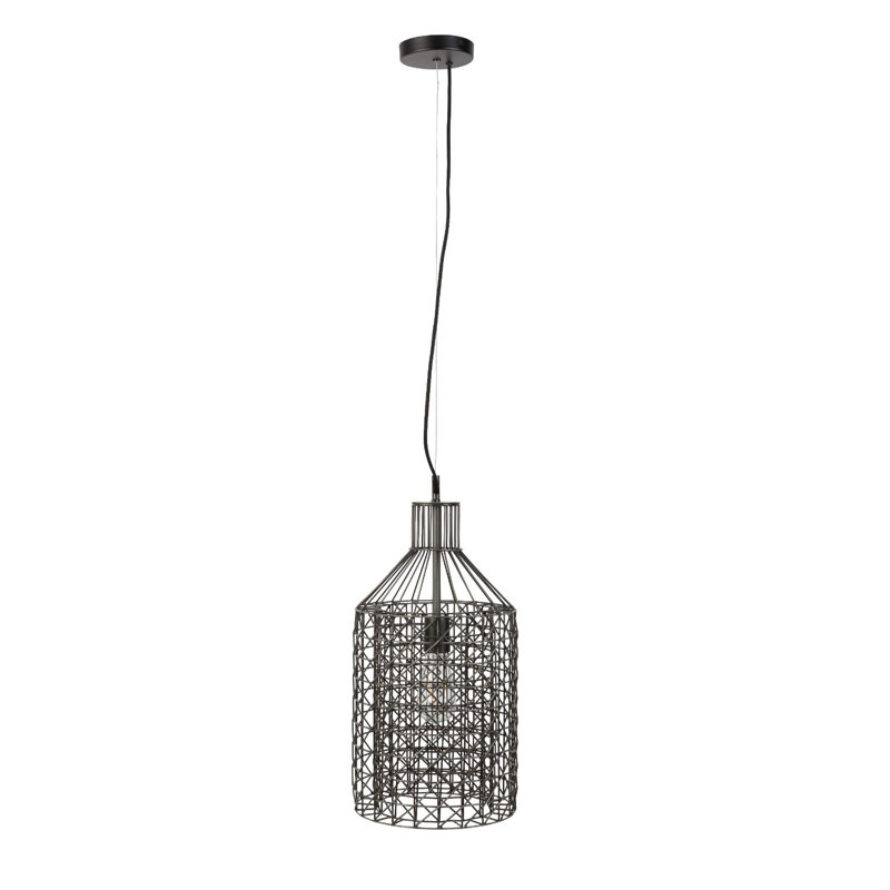 Luminaire suspendu cylindrique à 1 lumière Jim