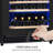 24-Inch Wine Refrigerator – 154-Bottle Tall Wine Fridge For Built-In Or Freestanding Cooler Use With Professional Compressor, Low Noise, Fast Cooling, And Intelligent Temperature Memory