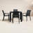 Farrah Rectangular 4 - Person 39.4'' Long Dining Set-1054631782