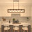 5 - Light Dimmable Kitchen Island Square / Rectangle Chandelier