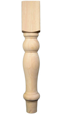 Pied de table de ferme non fini