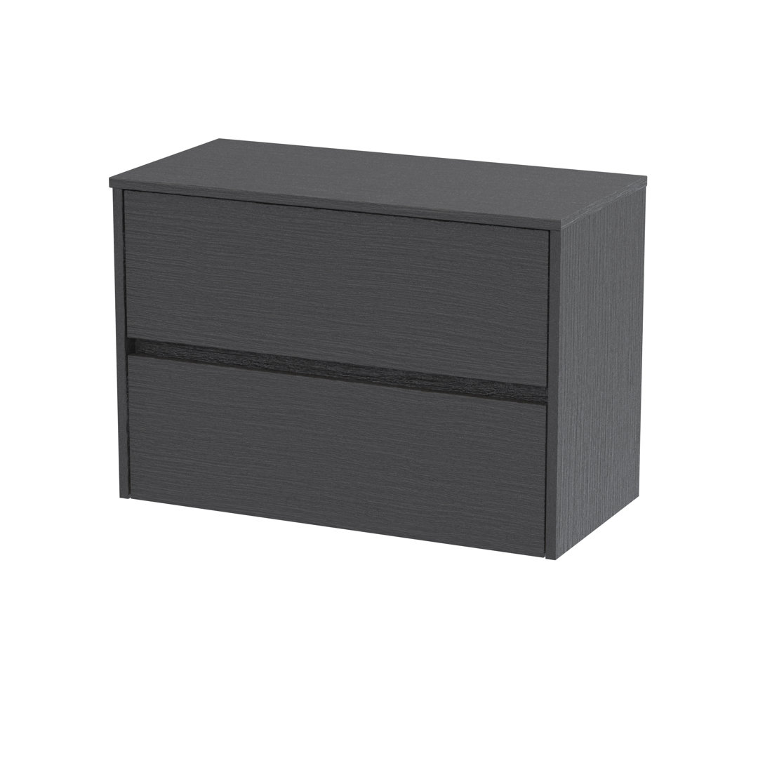 80cm Wall Mounted Single Bathroom Vanity Base Only