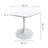 Modern Octagonal Coffee Table With MDF Table Top & Metal Base-1935366953