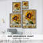 Reproduction encadrée FLORAL Series CDLxx III - bois massif-1119939717