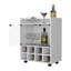 Chariot-bar polyvalent à 8 bouteilles avec attrait élégant pour recevoir
