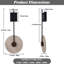 Stone and Aluminium Flush Mounted Sconce