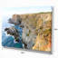 « blue rocky bay portugal panorama », reproduction de photo sur toile tendue-18273161