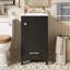 Meuble-lavabo de 18 pouces avec lavabo en céramique, solution de rangement compacte pour les espaces étroits.-124508889