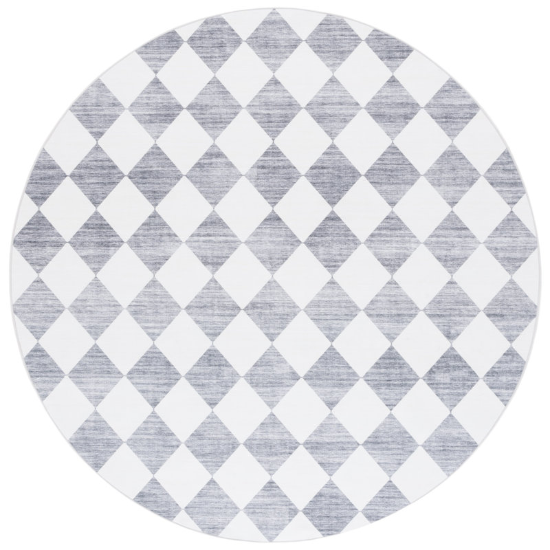 Tapis ivoire / gris Josalina Clara 938, Rond 6 pi