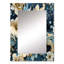 Anelisa Paisley Elegance - bleu et beige - miroir décoratif floral-583903556