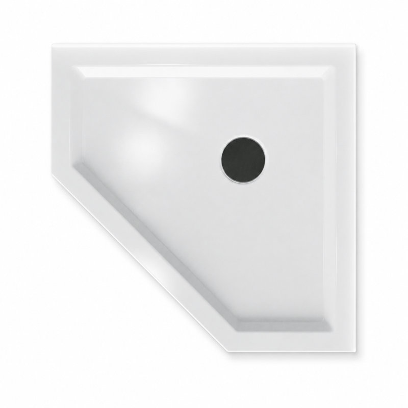 Base de douche néo-angle 36 po x l 36 po x H 3,4 po