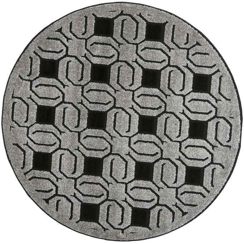York Performance Geometric Rug, Round 6'
