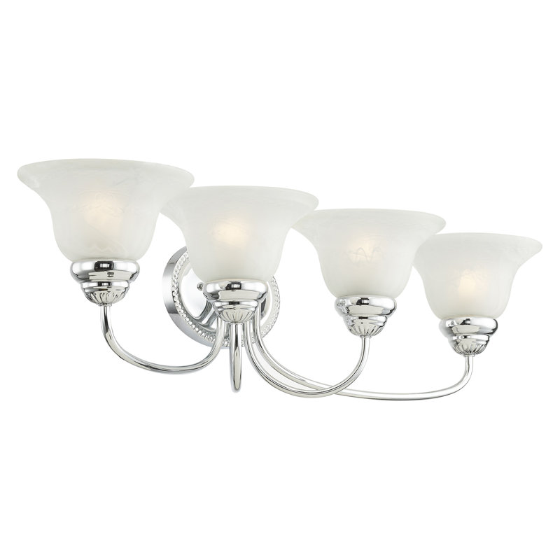 Nicolas 4 - Light Dimmable Vanity Light, Polished Chrome