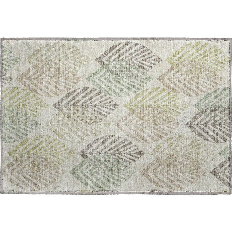Premium Machine Washable Prisco Taupe Rug