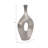 Ethean Decorative Stoneware Ceramic Vase with Sculptural Modern Silhouette and Textured Oval Body for Contemporary Display Appeal-1867914536