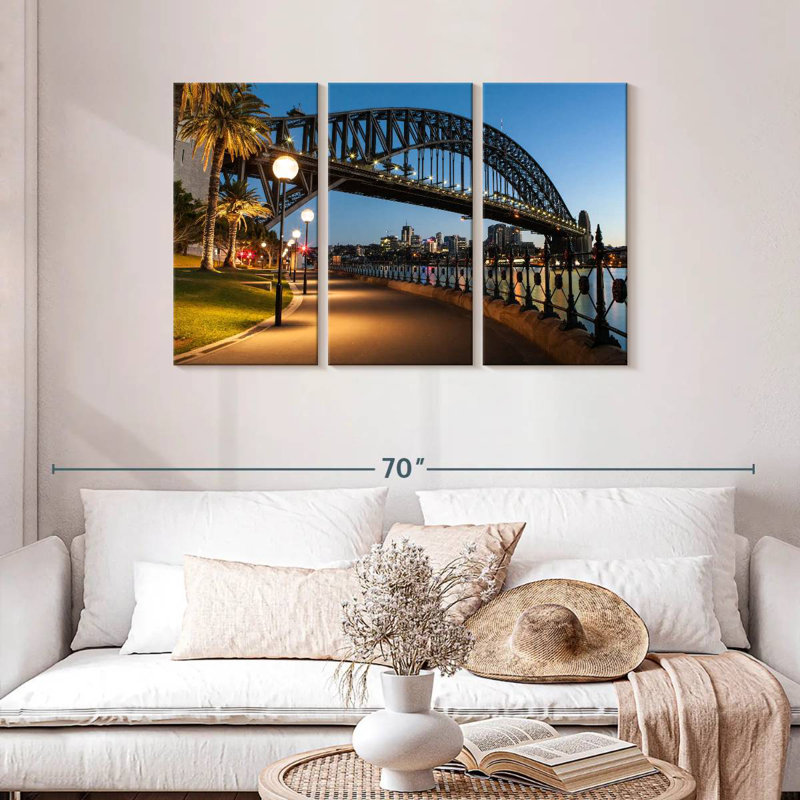 Sydney Harbor Bridge At Dusk