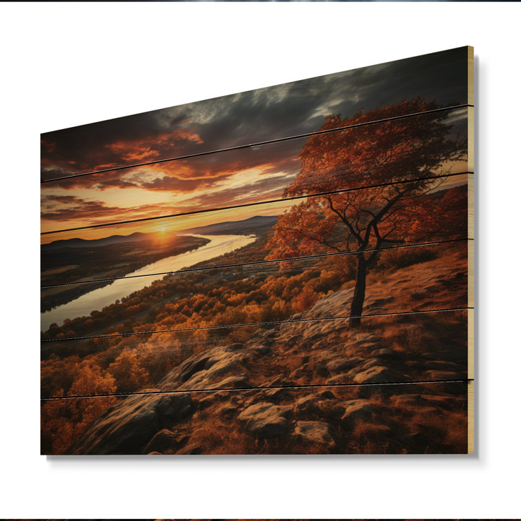 Millwood Pines " Connecticut Landscape II " on Wood - Wayfair Canada