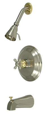 Metropolitan Diverter Tub and Shower Faucet with Rough-in Valve