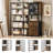 70.9H Bookcase 6 Tier, " Convertible Tall Bookshelf With 6 Fabric Drawers-114207742