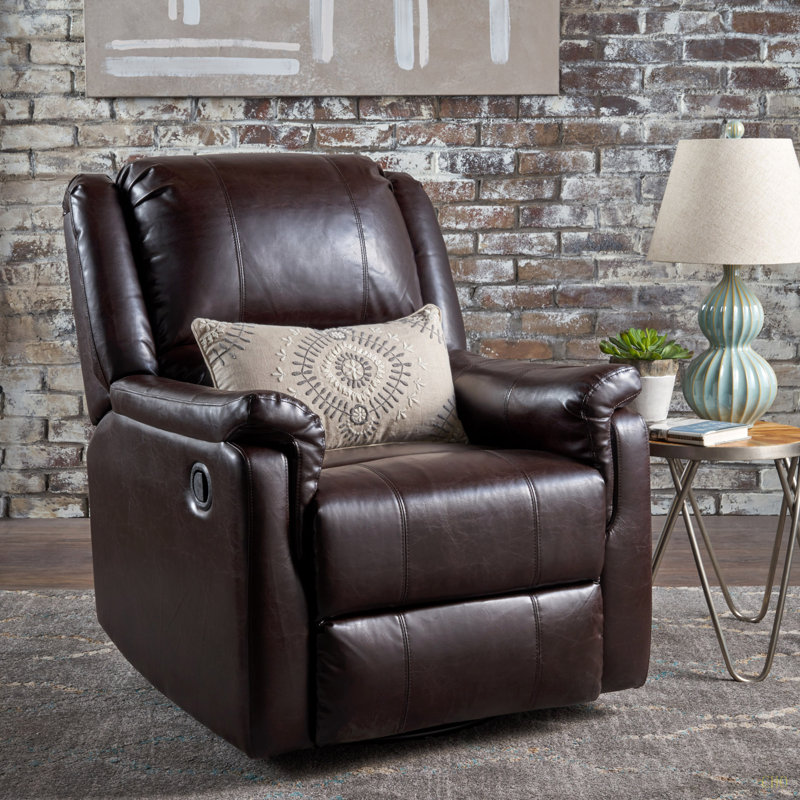 Fauteuil inclinable en polyuréthane inclinable et pivotant en polyuréthane