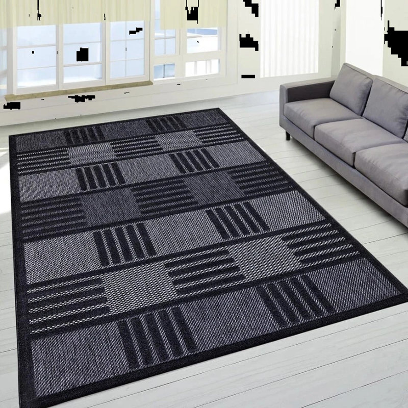 Geometric Area Rug, Rectangle 200 x 290 cm