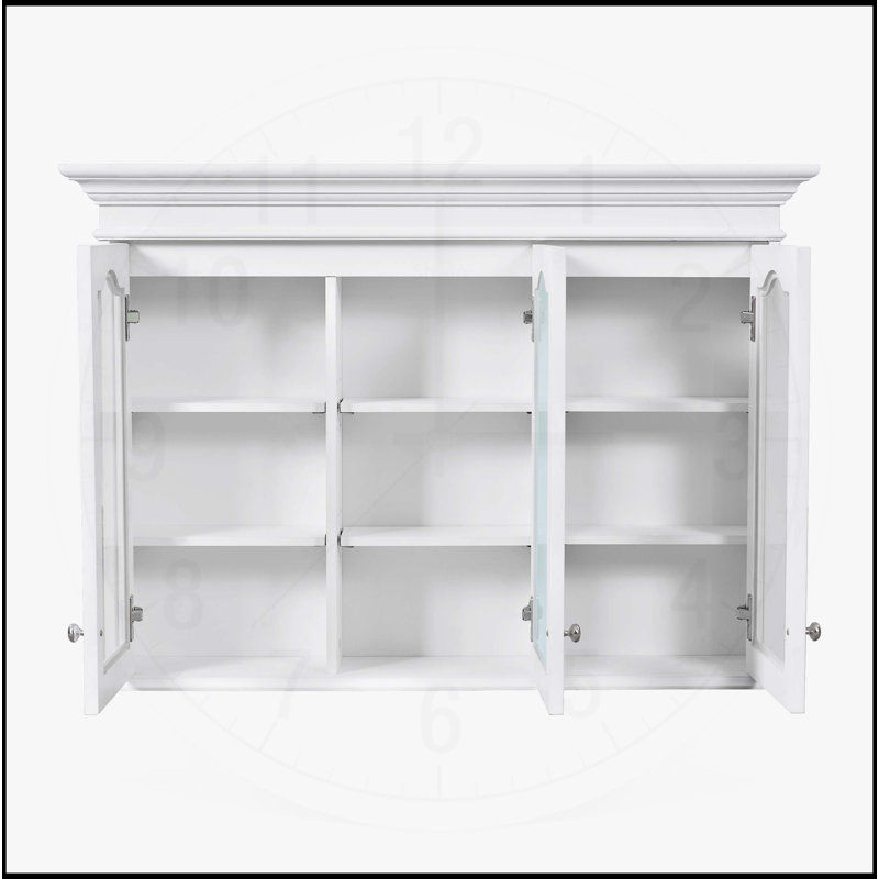Armoire de salle de bain murale avec rangement spacieux et design élégant